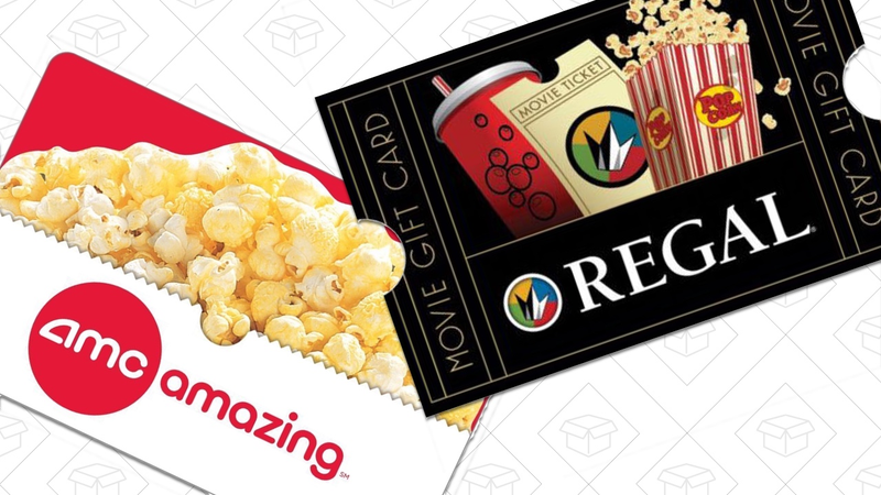 $25 AMC Gift Card, $20 | $50 Regal Gift Card, $40